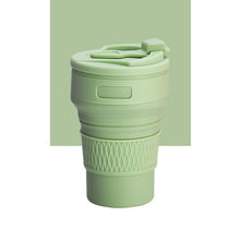 Load image into Gallery viewer, 350ML Silicone Folding Coffee Cups Portable Outdoors Travel Drinking Mug Collapsible Water Tea Cup
