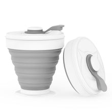 Load image into Gallery viewer, 350ML Silicone Folding Coffee Cups Portable Outdoors Travel Drinking Mug Collapsible Water Tea Cup
