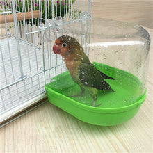 Load image into Gallery viewer, Parrot Bird Bathtub Parrot Bathing Supplies Bird Plastic Bathtub Cage Pet Supplies Bird Bath Shower Standing Outdoors Space

