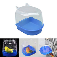 Load image into Gallery viewer, Parrot Bird Bathtub Parrot Bathing Supplies Bird Plastic Bathtub Cage Pet Supplies Bird Bath Shower Standing Outdoors Space
