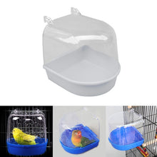 Load image into Gallery viewer, Parrot Bird Bathtub Parrot Bathing Supplies Bird Plastic Bathtub Cage Pet Supplies Bird Bath Shower Standing Outdoors Space
